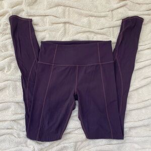 Athleta high-rise leggings plum purple Sz S